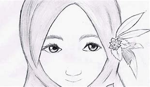 Gambar Sketsa Wajah Wanita